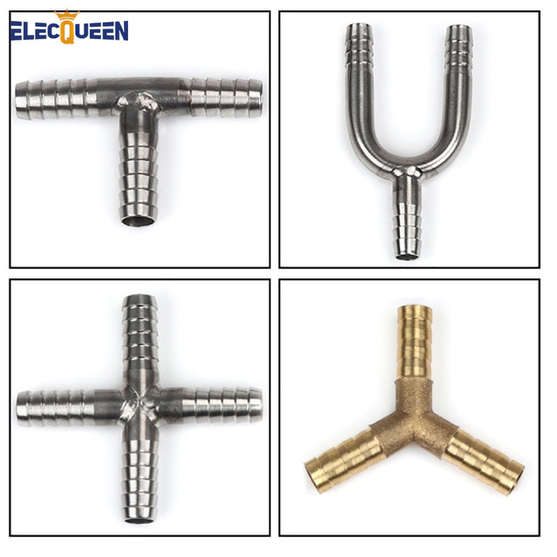 Dispositivo de colagem de mangueira, tipo t &amp; u &amp; y &amp; y, conexão em forma de t, mangueira de aço inoxidável, conexão com 8mm, mangueira de cerveja, fabricação em casa