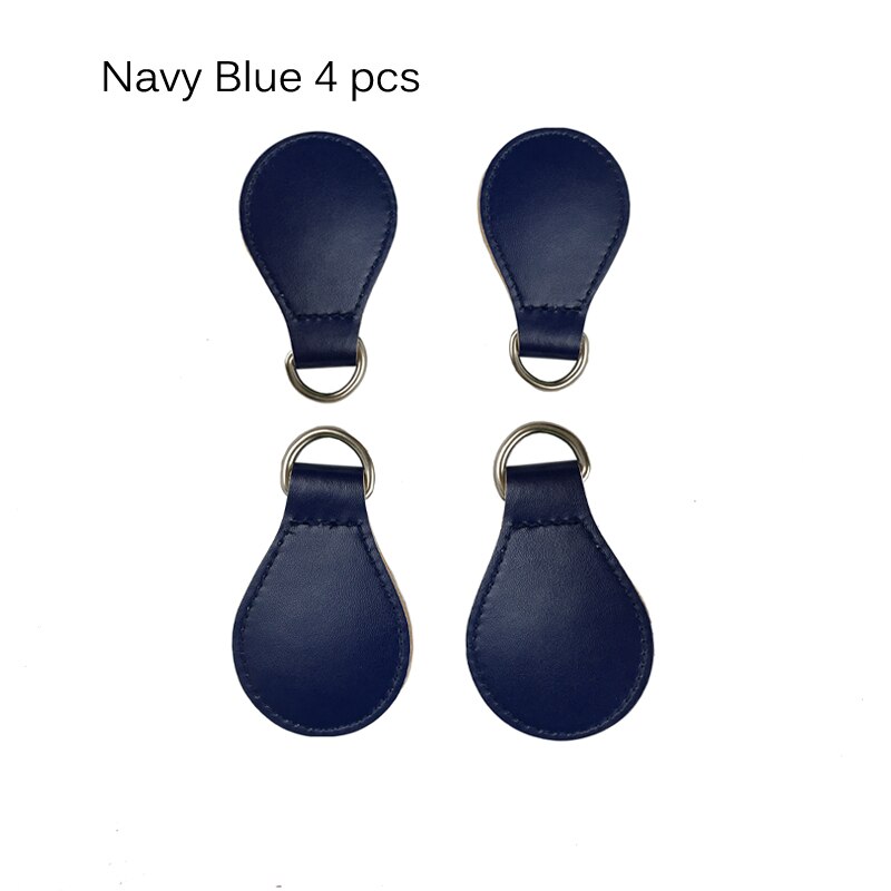 10colors Matte Drops End for Obag handbag PU attachment for O bag Obasket women Bag handle accesories: Navy Blue