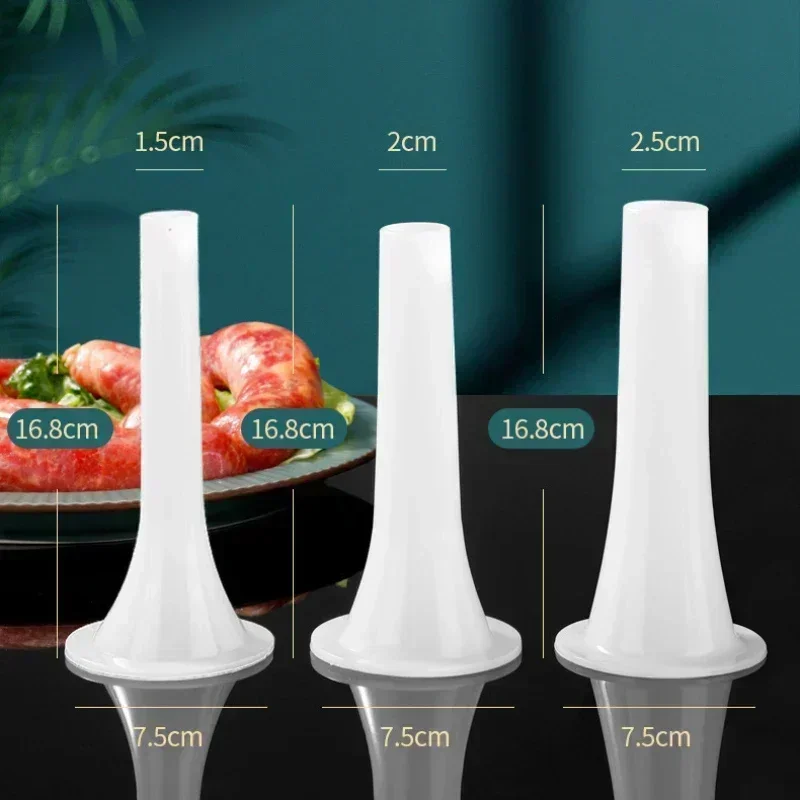 Máquina Manual de llenado de salchichas, embutidor de carne, máquina para hacer salchichas, herramientas caseras para salchichas, suministros de cocina