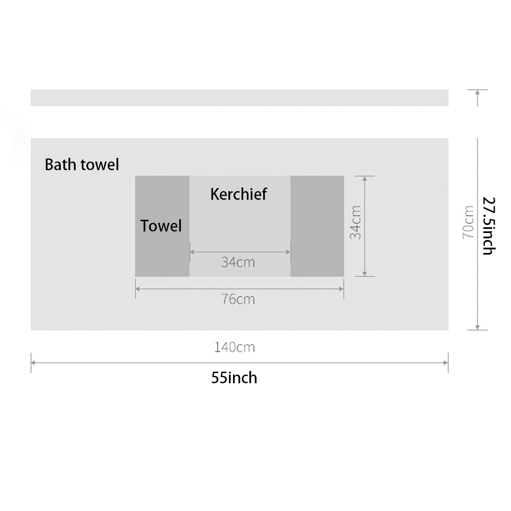 Rutete badehåndkle for barn, familie, rutete, lett, raskt tørkende, superabsorberende, perfekte baderomshåndklær