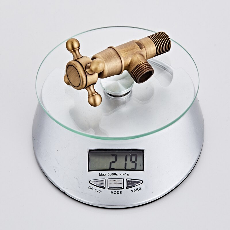 Full copper triangulation valve, cold and water stop valve, bathroom kitchen corner valve 4 points long switch general