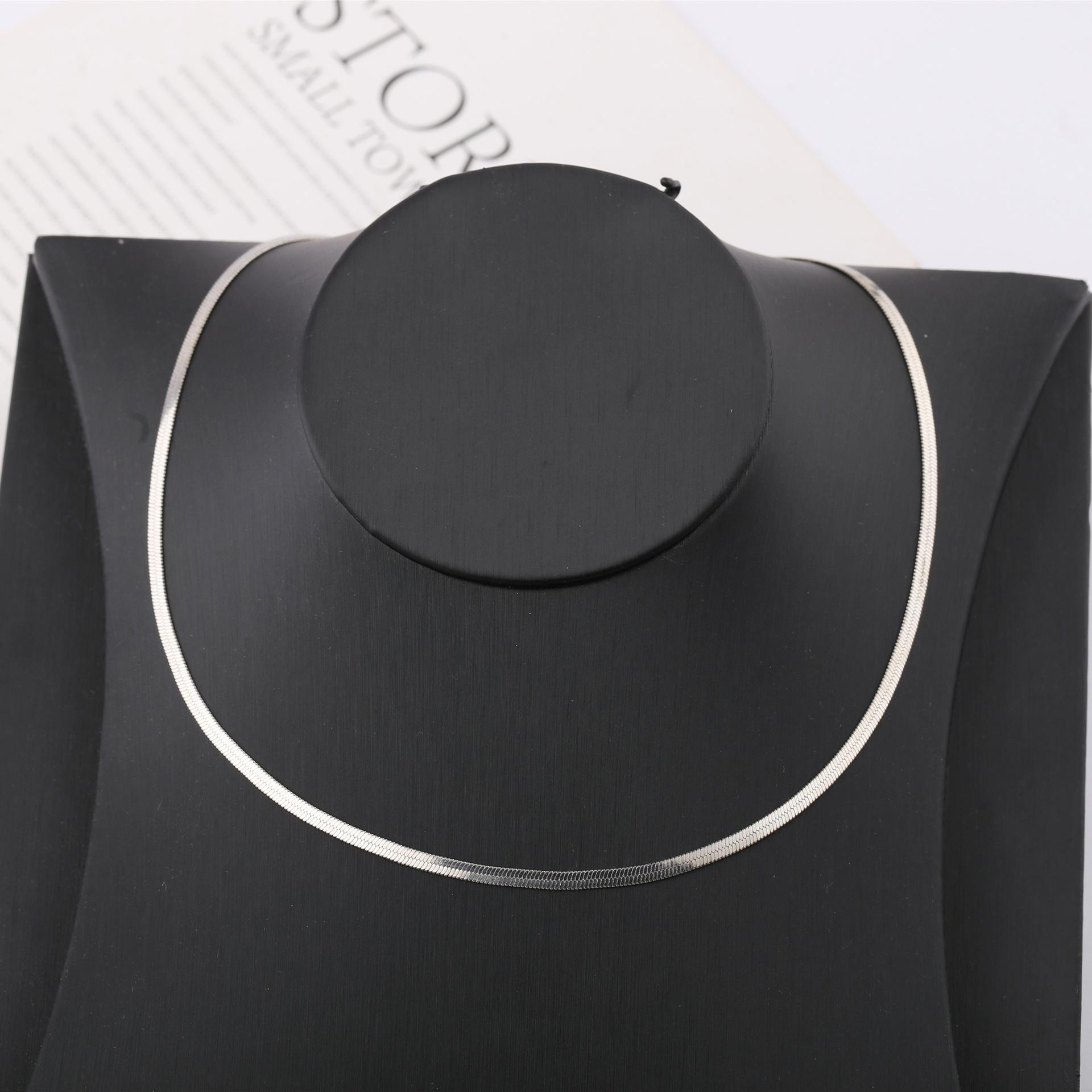 Sieraden zilveren slangenketting kettingen heren dames koperen basis goudkleurige sieraden fabrieksprijs  n09142
