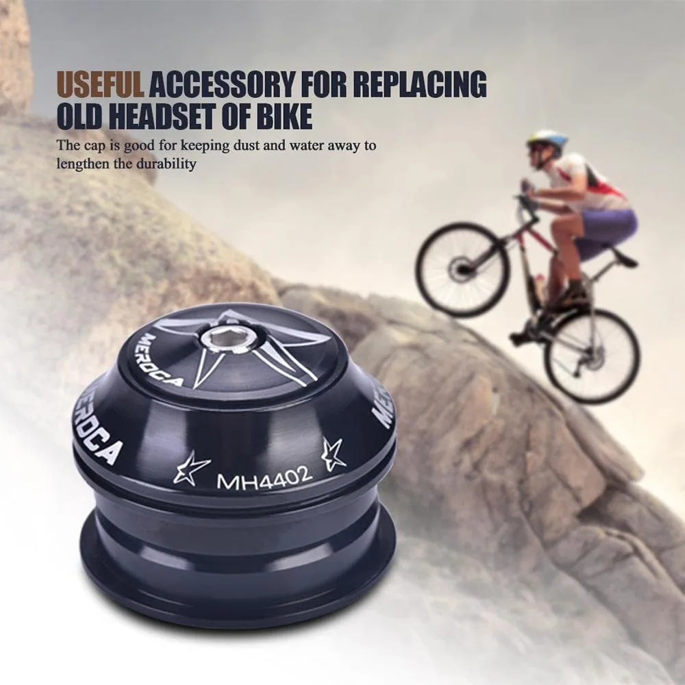 Bicycle Headset 44mm 2 Bearing Clock 1 1/8 For Road MTB Bike BMX Integrated Steering Parts For 28.6 Straight Tube Fork