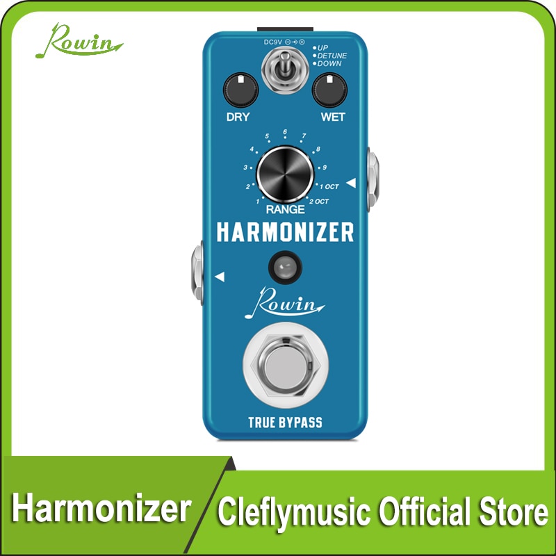 Rowin harmonizer pedal harmony pitch shifter detune til elektrisk guitar bas med opbevaring af klanglydpedal