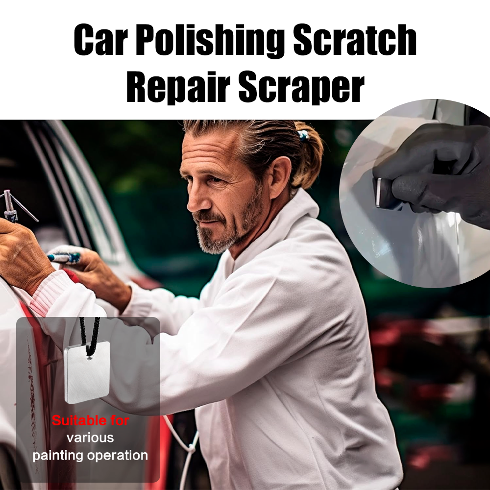 1 stuk auto-denibbing blade, auto polijsten kras reparatie krabber, verwijdering van uitzakkende vernisvlekken en resten, voor harde oppervlakken van auto's