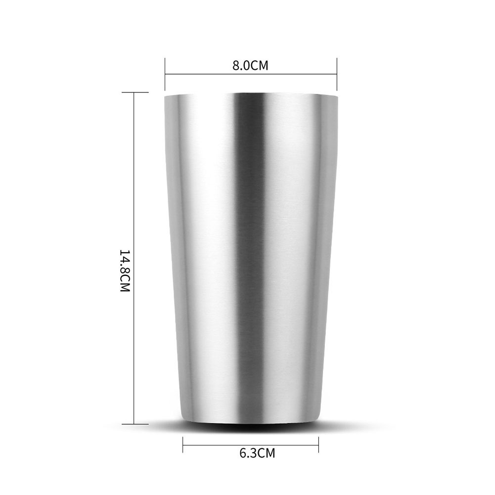 Double Layer Thermo Mug Vacuum Cup 304 Stainless Steel Belly cup Thermal Bottle for Water Insulated Tumbler Car Coffee Mug: 450ml