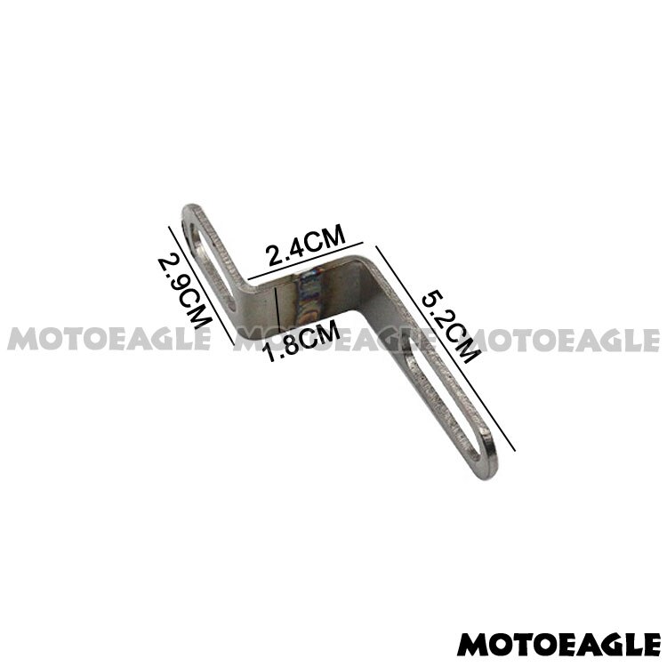 Universele motorfiets z-link gemodificeerde sportwagen uitlaatpijp montagering ophangring z-vormige schroefbeugel drz 400sm: A