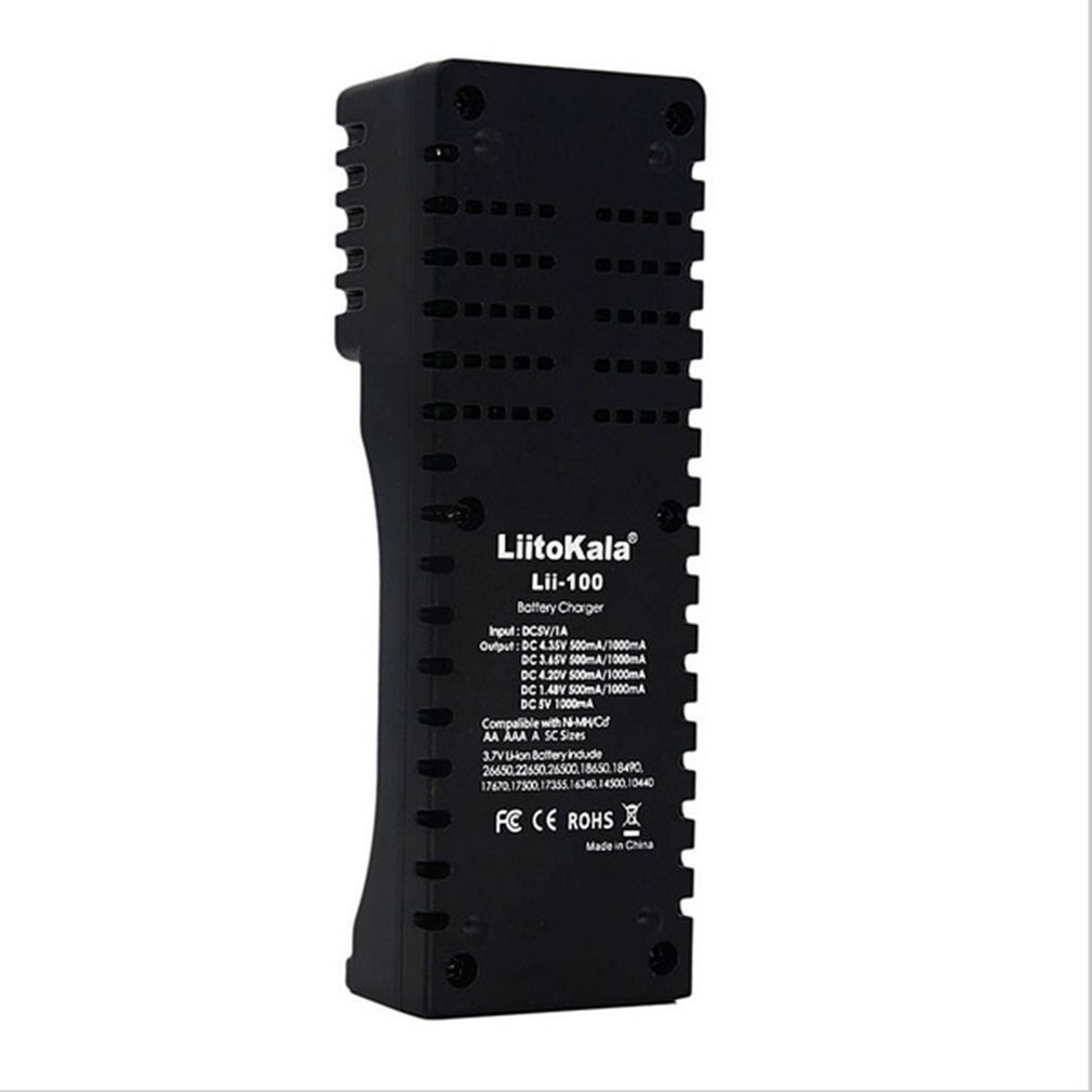 Liitokala Lii-100B 18650 Battery Charger 26650 21700 14500 10440 NiMH li-ion Ni-Cd Smart Universal Battery Charger