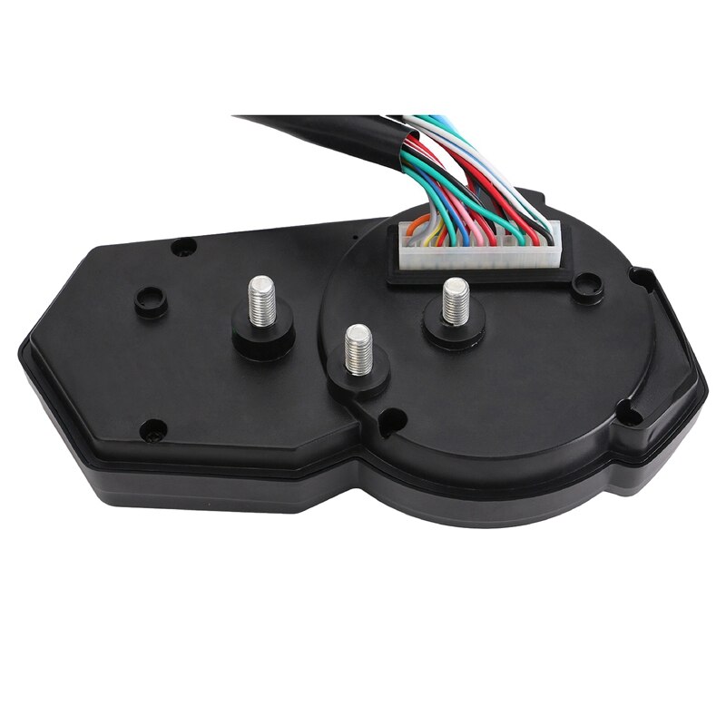 Universal- 12V Motorrad LCD Digital Manometer Oeter Drehzahlmesser Speeeter KM/H