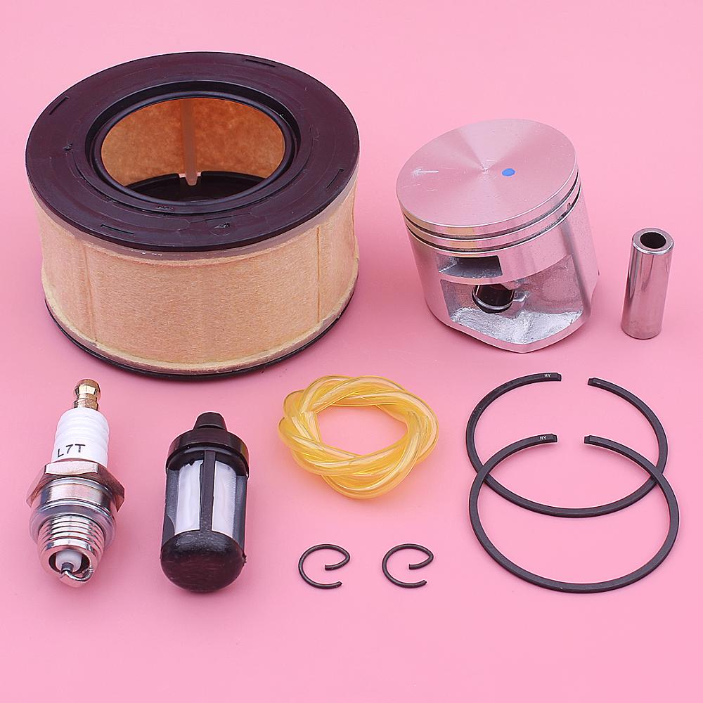 44mm Kolben Luft Kraftstoff Filter Linie Bausatz Für Stihl Frau251 Frau 251 Kettensäge 1143 030 2007, 1141 120 1600 w Stift Ringe Sicherungsring Zündkerze