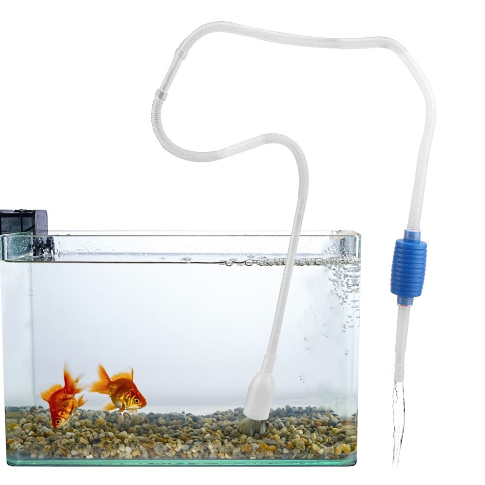 HOOMIN Changing Water Pump Vacuum Waste Remover Aquarium Fish Tank Pipe Filters Tools Gravel Cleaner Tool