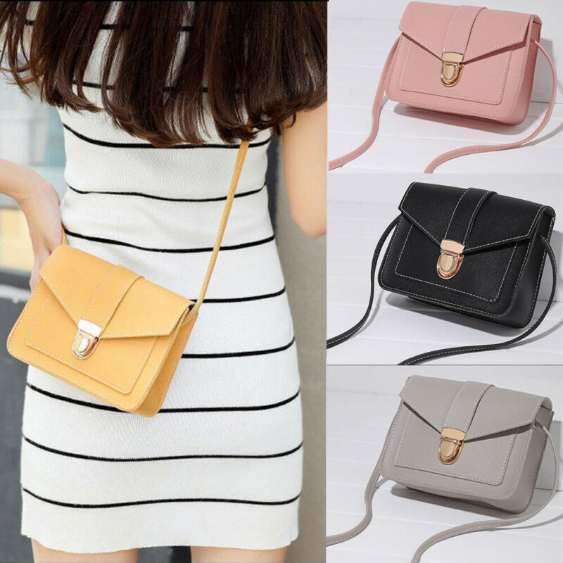 Women Handbag Small Shoulder Bag PU Leather Envelope Crossbody Messenger Handbag Purse