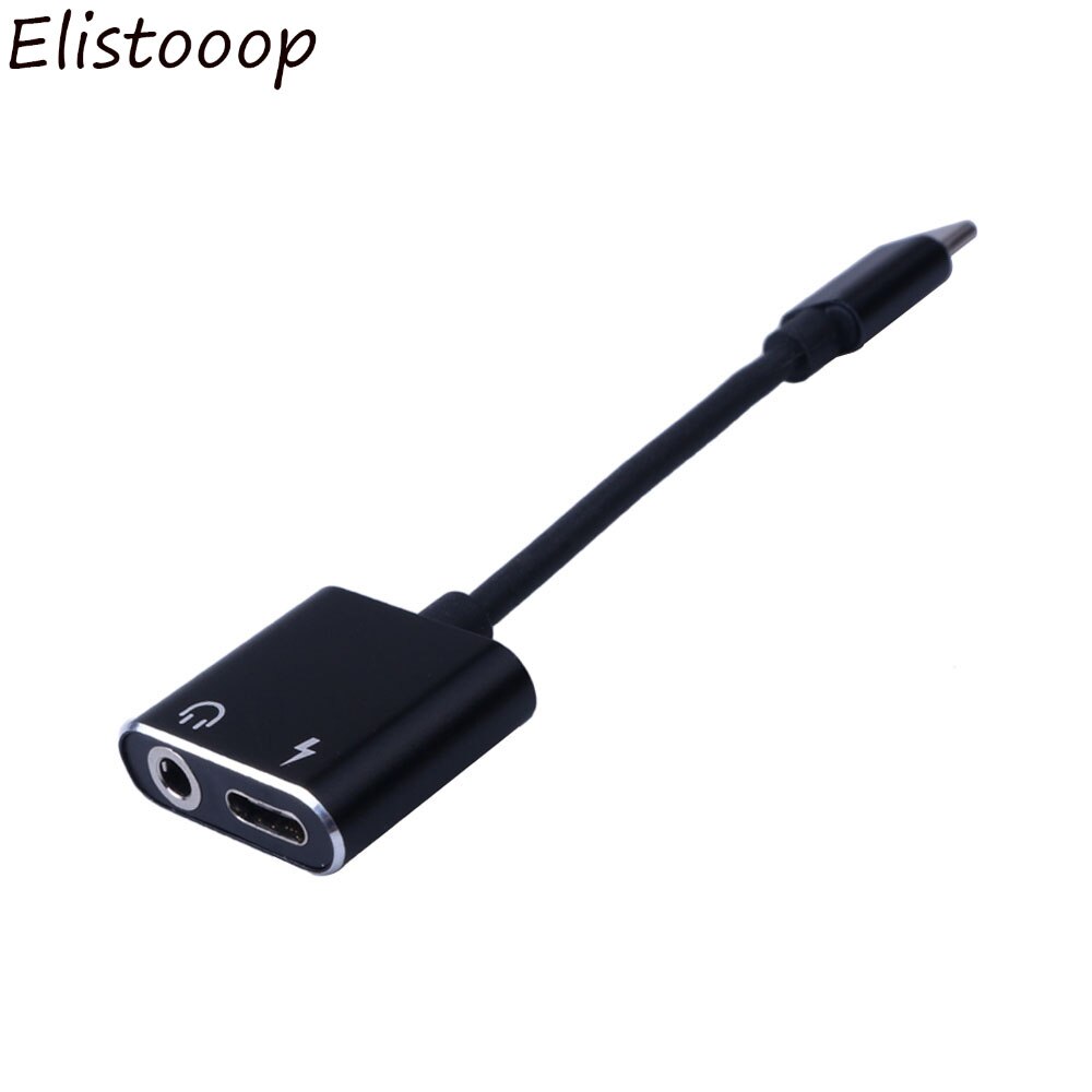 Usb Type C Naar 3.5 Mm Koptelefoon Jack Adapter Audio Kabel Converter Splitter Type-C Om Type-C adapter