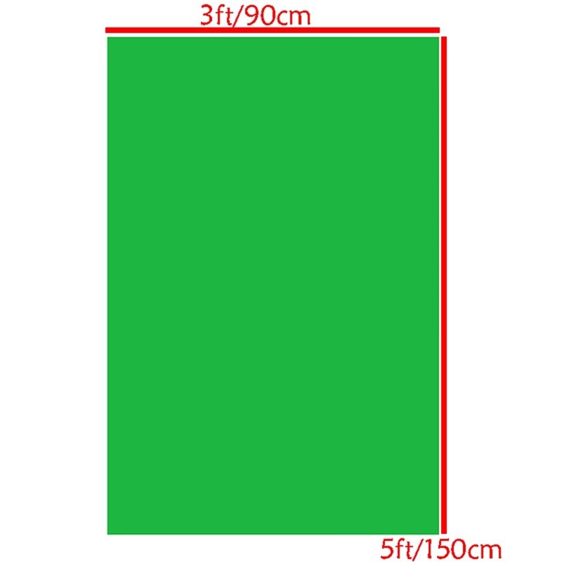 90/100/120/150cm Photography Studio Green Screen Without Stand Chroma Key Background Backdrop Non Woven Photo Booth Backdrop