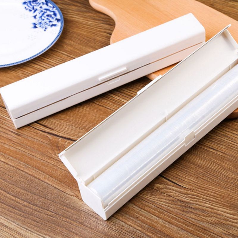 Cling Film Cutter Plastic Food Wrap Dispenser Wrap Cutter Foil Cling Film Cutter L5YE