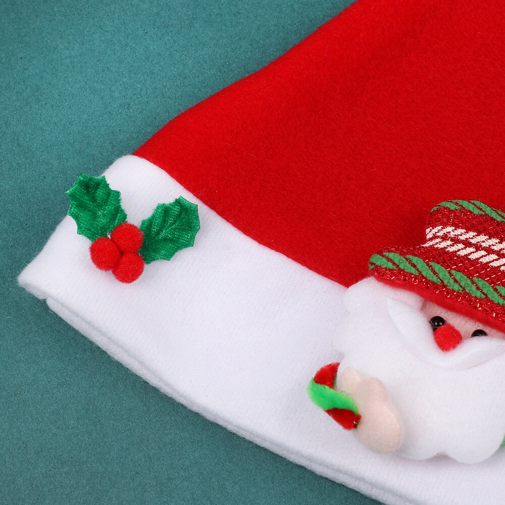 Year Merry Christmas Hat For Kids Xmas Santa Claus/Deer/Snowman Cap Christmas Children Party Props