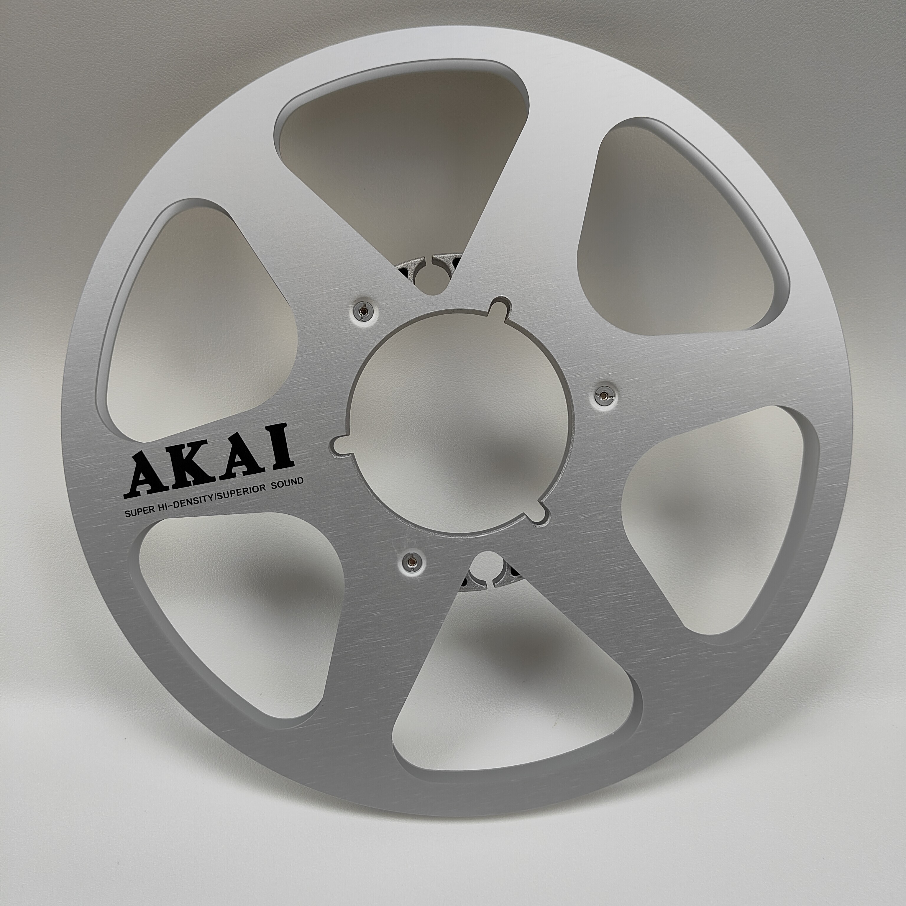 AKAI 10.5" X 1/4" Inch Empty Tape Reel Aluminum Reel to Reel Empty Take up Reel: Silver