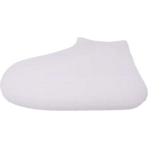 Outdoor binnenzool waterdichte siliconen schoen cover kinderen volwassen waterdichte antislip draagbare siliconen regen binnenzool: Ivoor / 37
