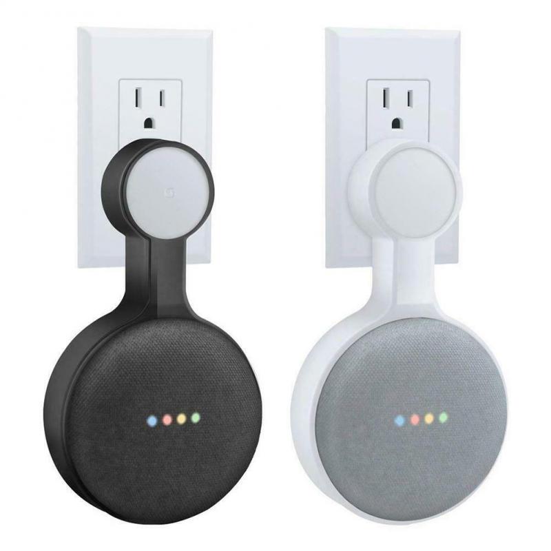 1pc uttag väggfäste hängare hållare för google home mini röstassistent  rt7