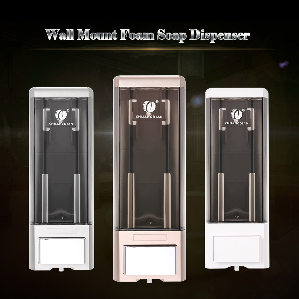 500ml Liquid Soap Dispenser Kitchen Soap Dispenser Pump Wall Mounted Bathroom Shower Liquid Lotion Hand Touch Soap Dispenser