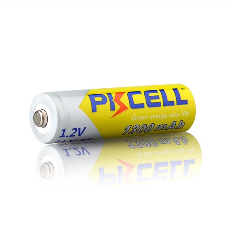 10Pcs PKCELL 1300mAh AA Batteries 1.2V NIMH 2A Ni-MH AA Rechargeable Battery Batteries Bateria Baterias for flashlight