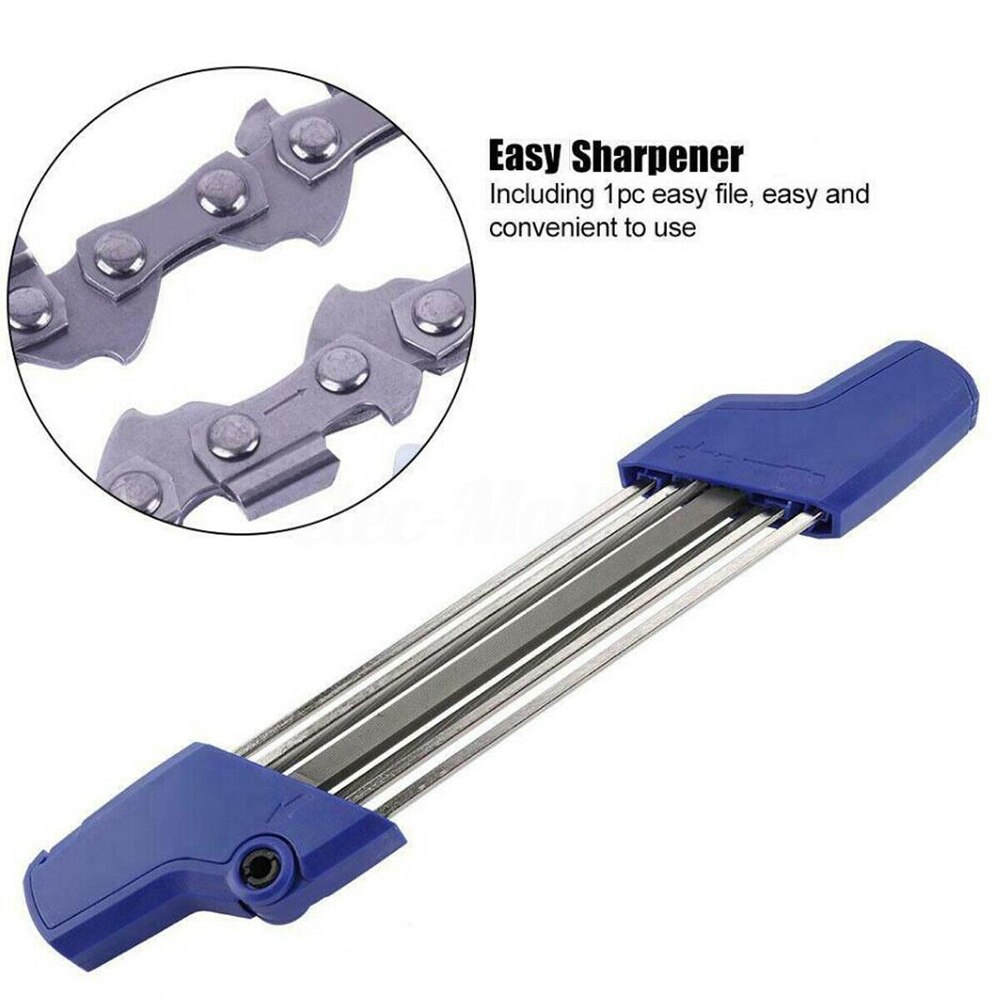 2in1 Chain Sharpener Chains Grinding Tool Manual Chainsaw Sharpener Fast Sharpen Grind Fits