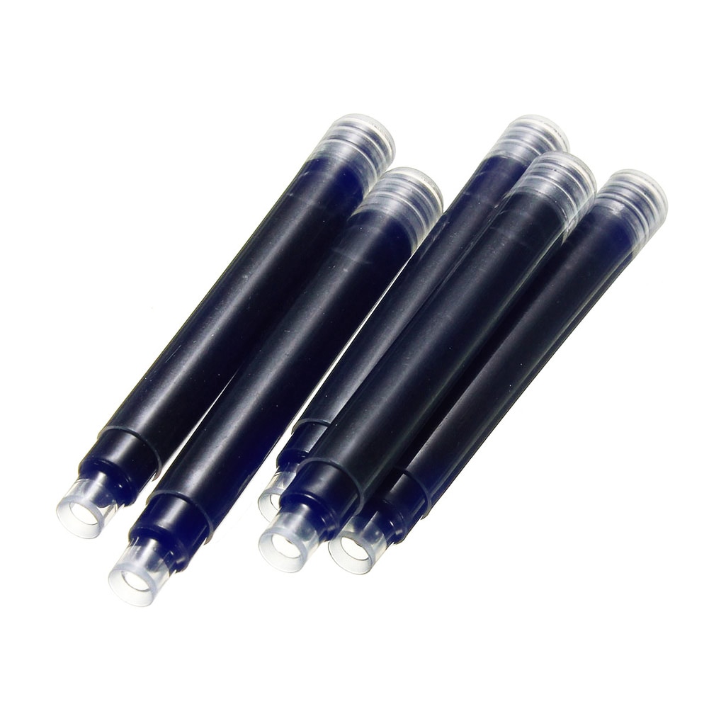 5 stuks Zwart Blauw Kleur JINHAO Wegwerp Vulpen Standaard Cartridge Inkt Vullingen Kantoor & School Supplies