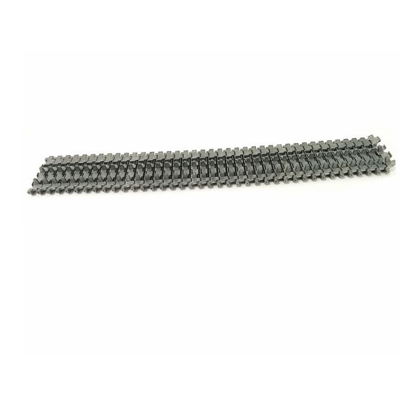 Cadena de oruga de Metal para coche Robot para 3818 partes de tanque RC Heng Long 1/16 Tiger I Tank chasis de coche un lado largo 39cm
