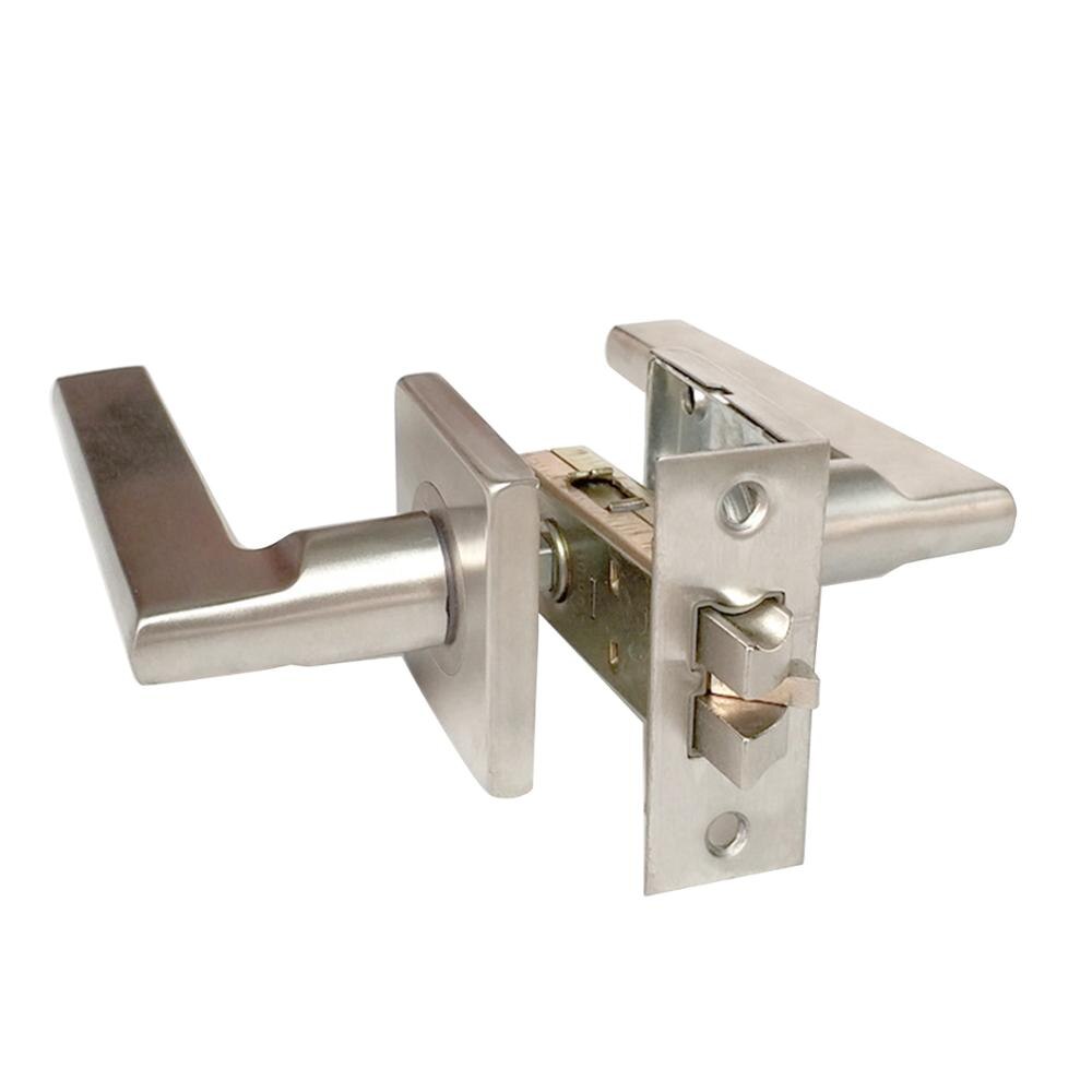 Privacy Bathroom Door Lever Lock Set for Home Interior Door Zinc Alloy Heavy Duty Bedroom Door Lock Handle with 3 Keys