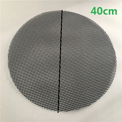 Tapis de cuisson pour Barbecue en PTFE, 40x30cm, plaque antiadhésive, réutilisable, pour l'extérieur: Round 40cm