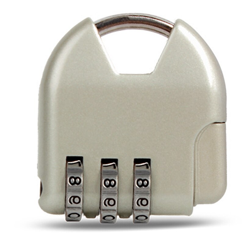 3 Digit Combination Luggage Code Lock Password Padlock Mini Suitcase Lock door locker password