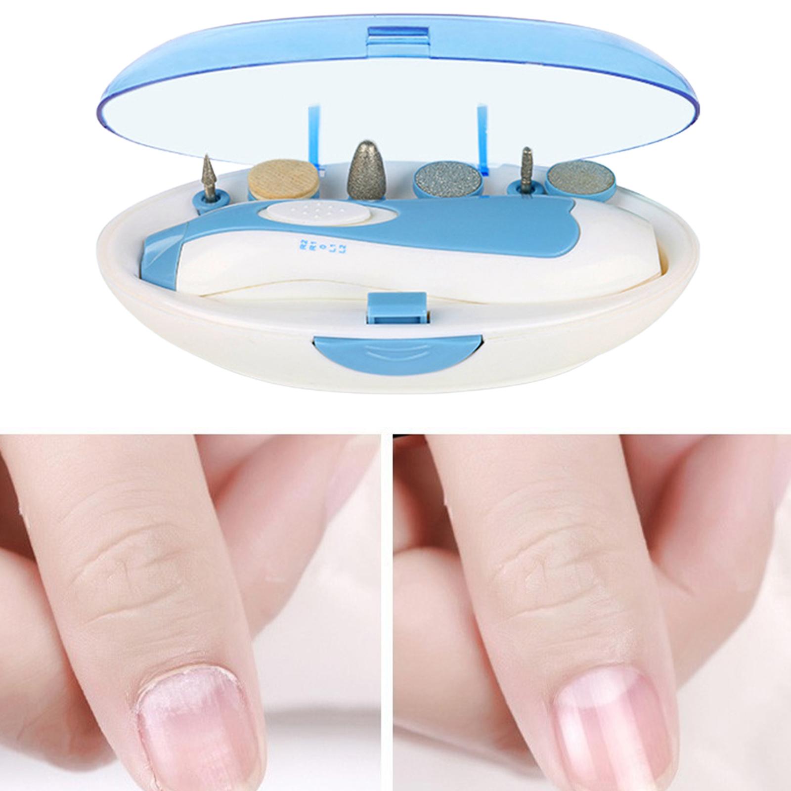 Veilige Elektrische Nagelvijl Clippers 6 In 1 Nail Trimmer Cutter Voor Volwassenen Baby Nagelknipper Cutter Baby Nagelvijl manicure Gereedschap