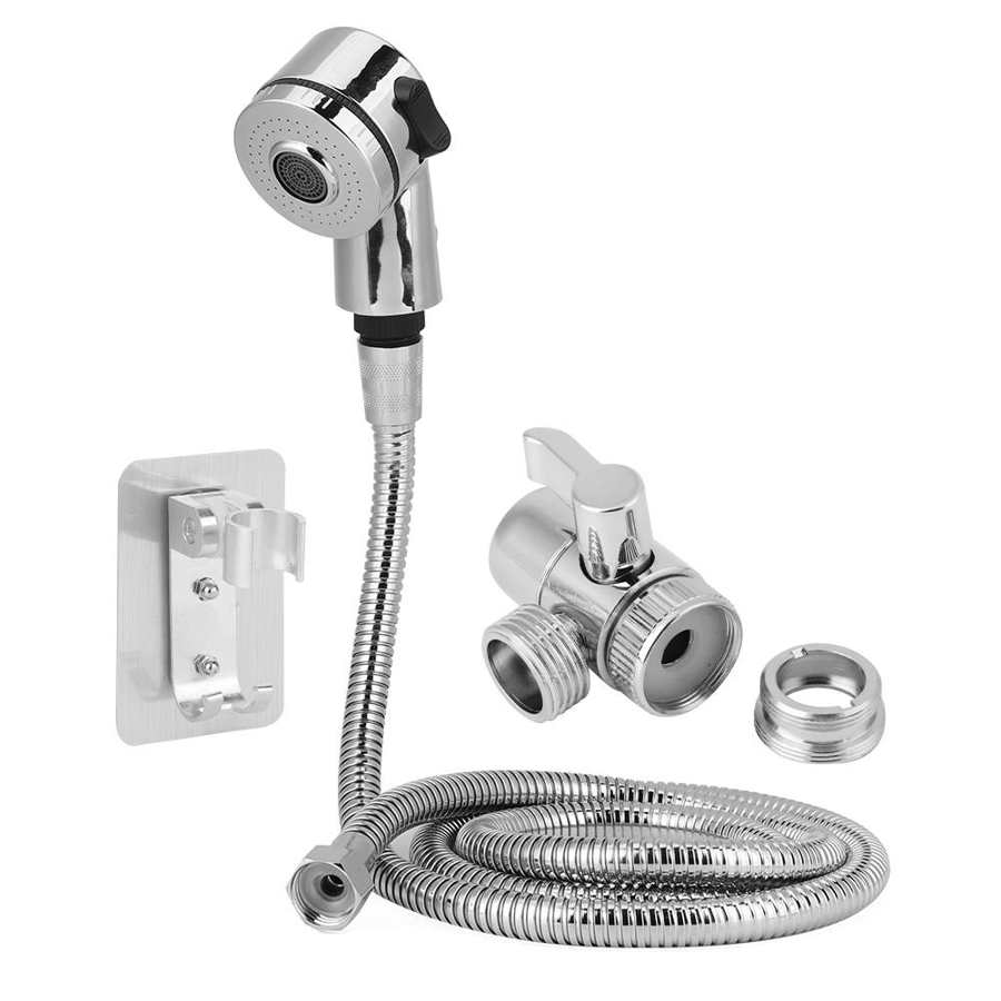 Bathroom Shower Set Home Bathroom Hand Shower Sprayer Hair Washing Kit Faucet Converter Adapter Set Accessories Douchekop Set