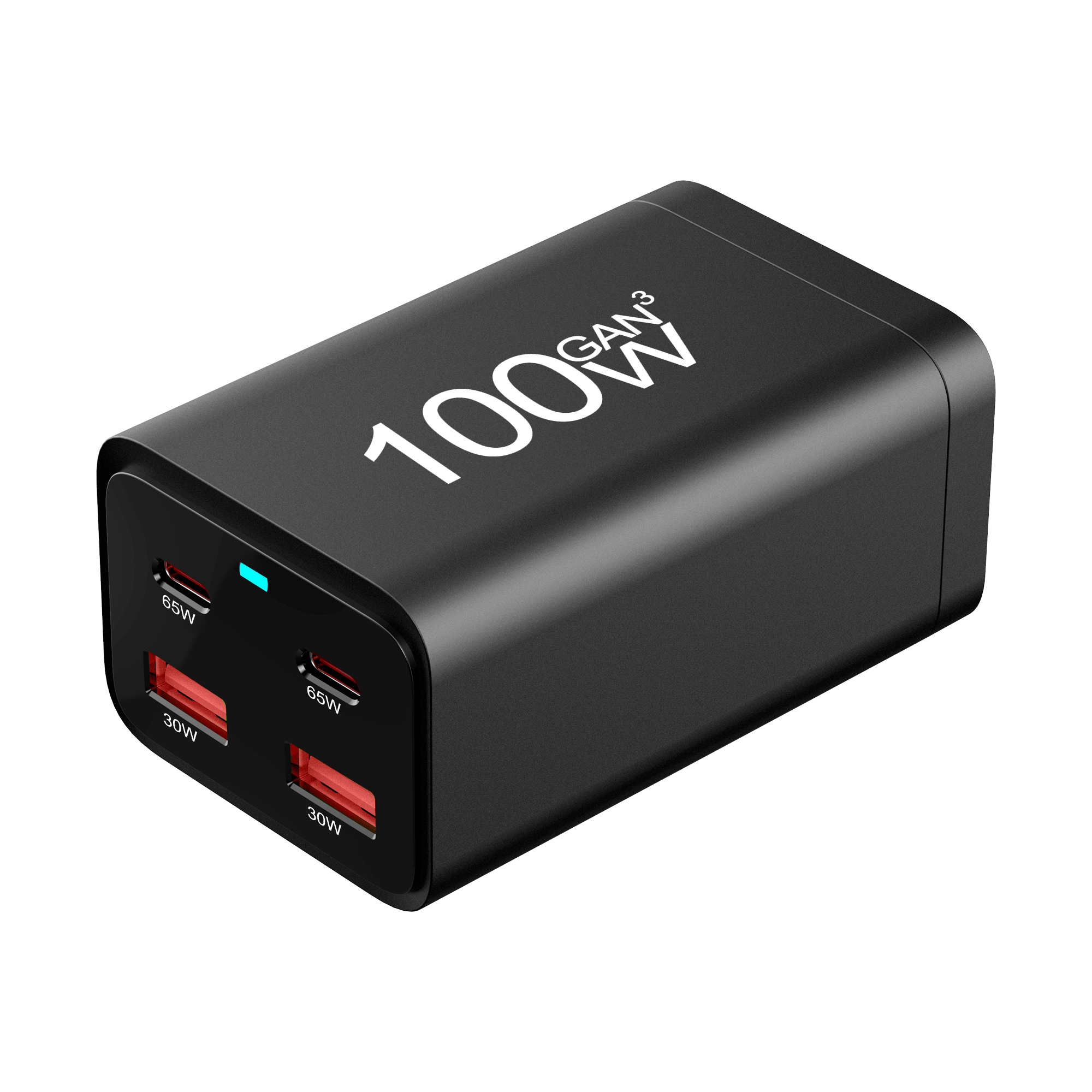 100W 4 Poorten Gan Snellader 4.0 3.0 Type C Pd Usb Oplader Draagbare Qc4.0 3.0 Snelle Oplader Voor Laptop Iphone15 14 13