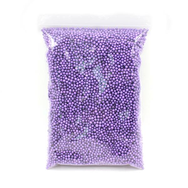 12g Addition For Slime Supplies Warm Color Snow Mud Particles Kit Slime Accessories Tiny Foam Beads Slime Balls Supplies Charms: Purple