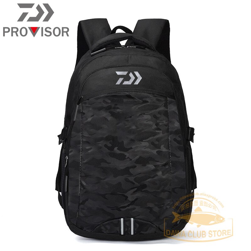 Waterproof Fishing Backpack Toolkit Camping Mountaineering Picnic Travel Backpack Multipurpose Night Reflection Fishing Bag: QT-2
