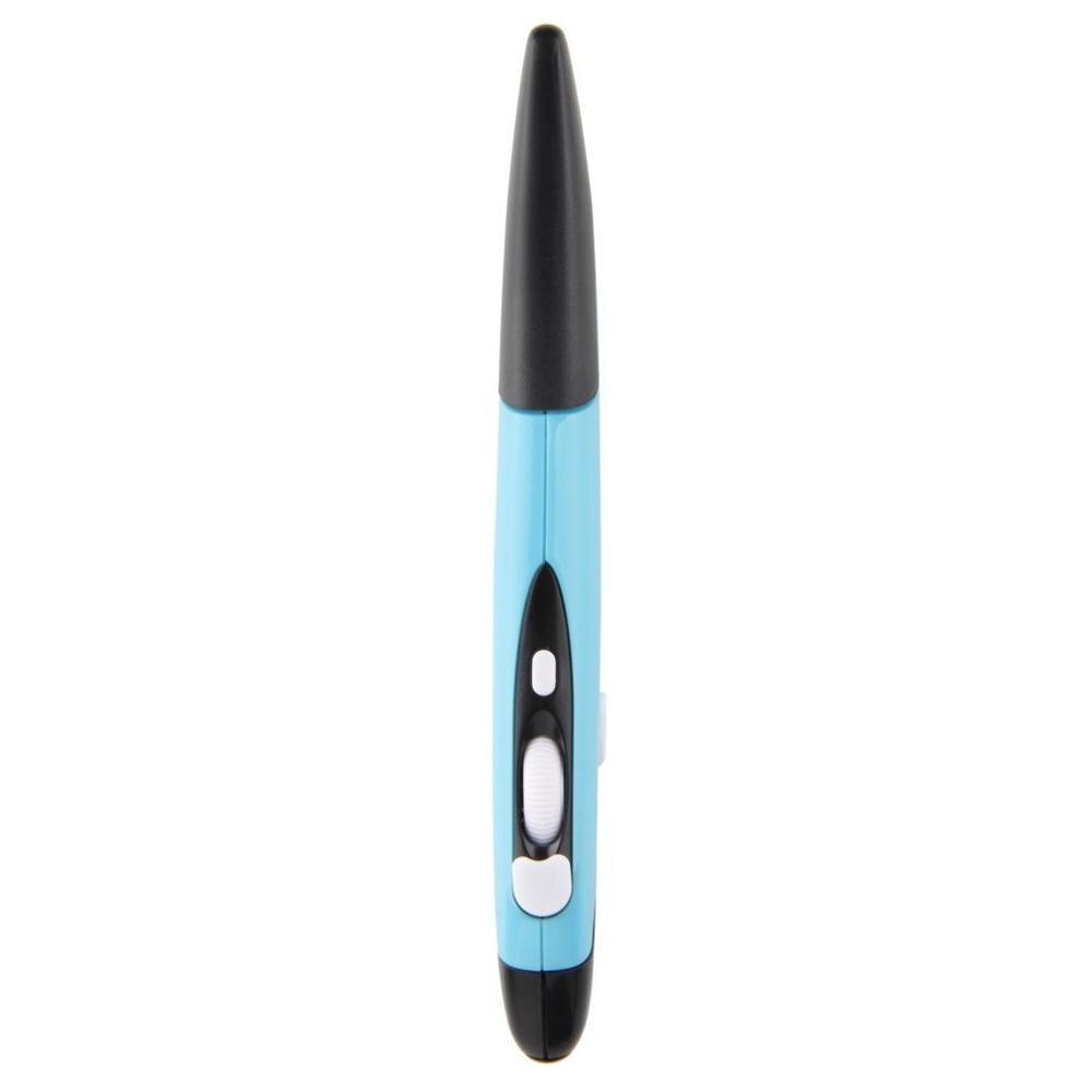 3 Color Mini 2.4GHz USB Wireless Optical Pen Air Mouse Red Adjustable 500 / 1000DPI for Computer Laptops & Desktops: Blue