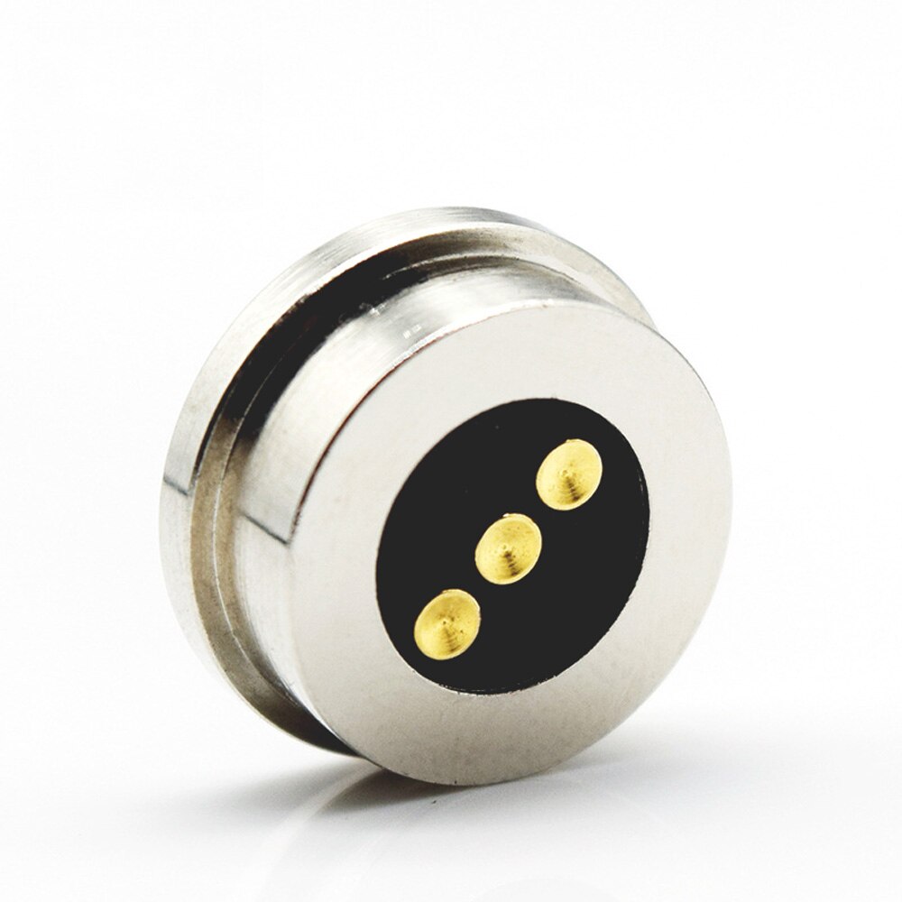 Connecteurs Pogo magnétiques à ressort, 1 paire, 3 broches, pas de 13.5mm, trou traversant, mâle femelle 2A 5V DC, sonde de Charge d&#39;alimentation