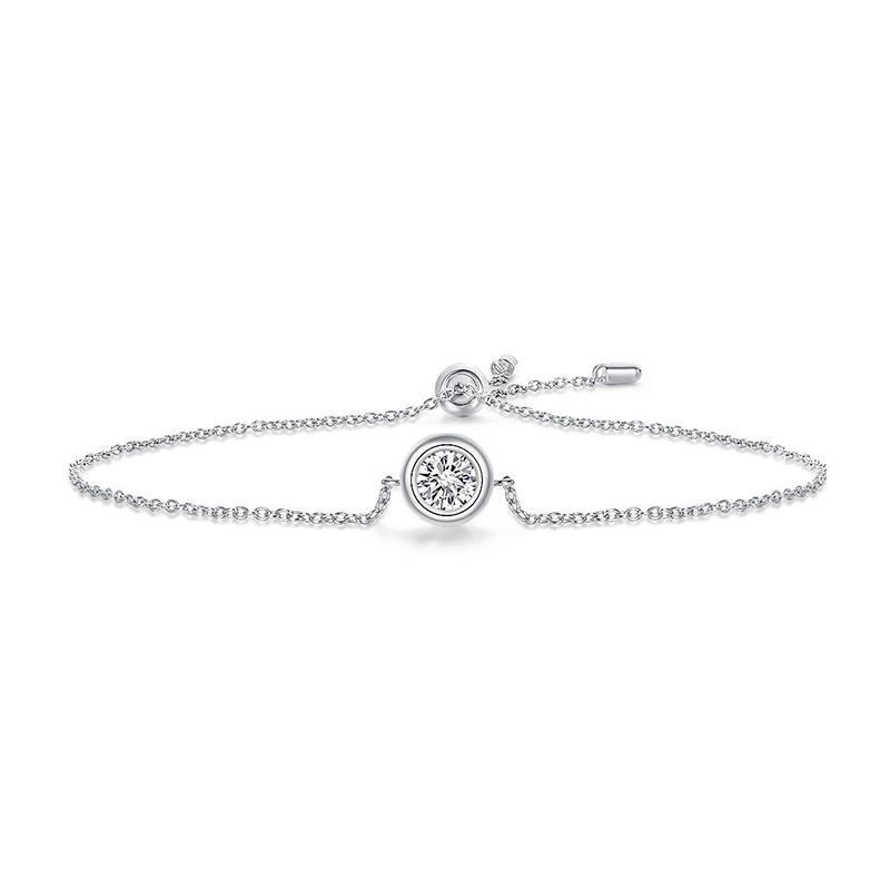 Schmetterlings-einstellen 100%  sterlingsilber, moissanit in der farbe d, halskette, anhänger und Armbinde für damen #39 Party-schmuck: Armbinde