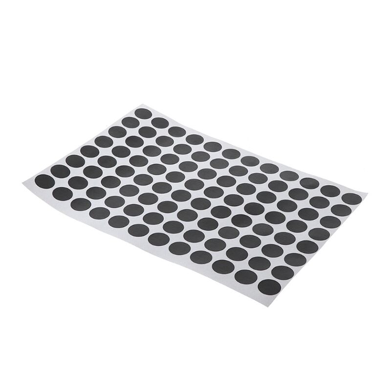 Pegatinas de puntos de billar, pegatinas de localizador de bolas blancas y manchas de mesa negras, accesorios de billar, Americano/Inglés,