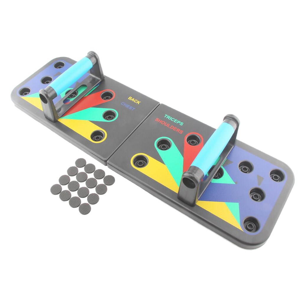 Push Up Board Push-Ups Stands Multifunctional Anti-slip Collapsible Stickers Adults Men Women Indoor Workout Fitness Exercise