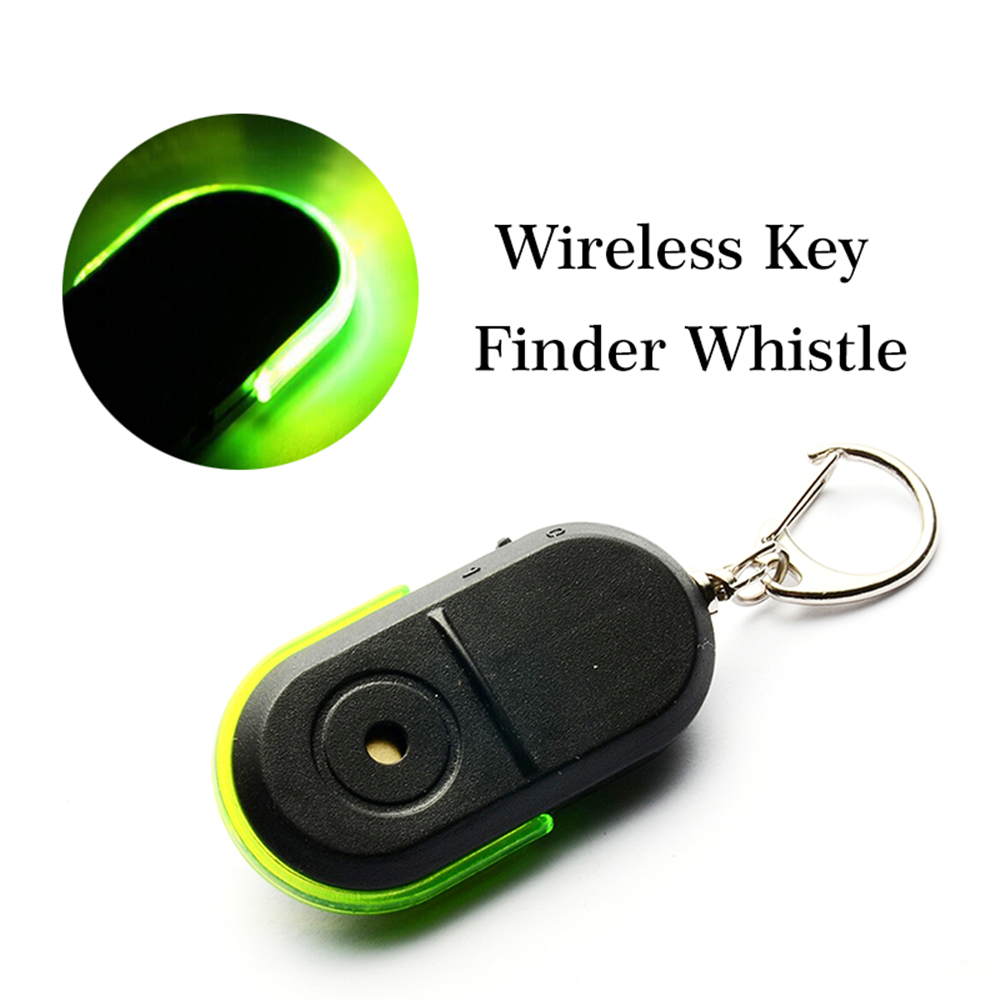 1PC Mini LED Licht Anti-Verloren Alarm Finder Pfeife Klang Lokalisierer Schlüssel Ring Tragbare Anti-Verloren Alarm schlüssel Lokalisierer Finder Keychain