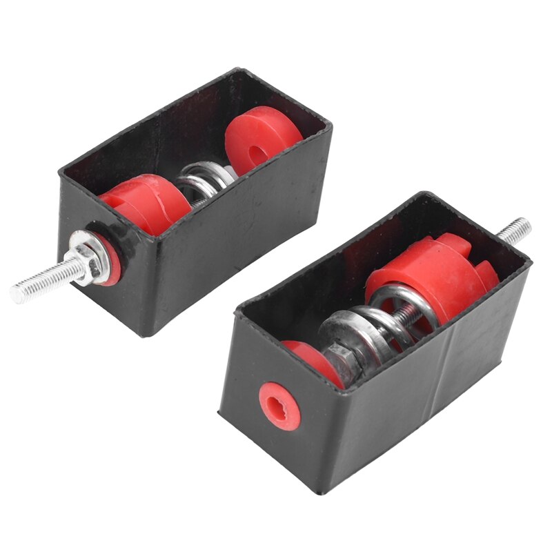 Colgador elastomérico-aislador de vibración de resorte, antivibración, montado en techo, estudio, cine en casa (2 paquetes)