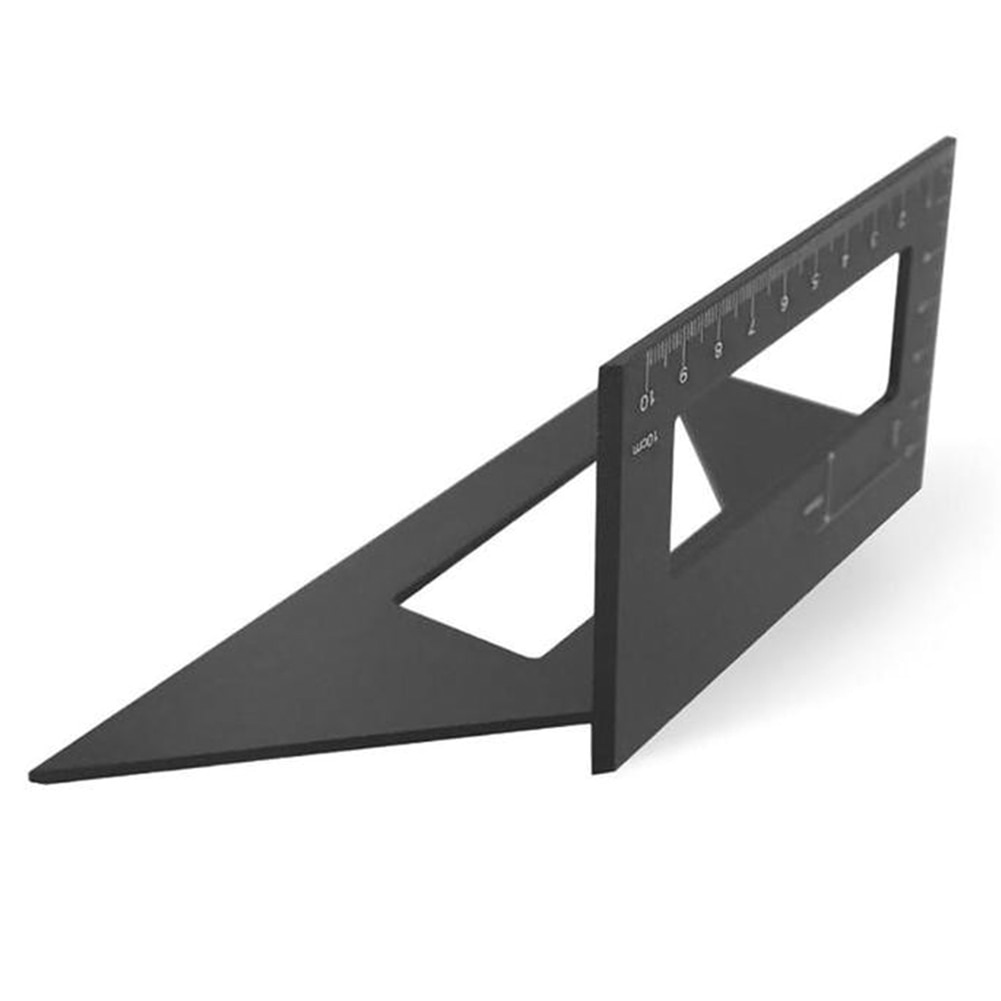 Woodworking Measure Ruler 45 90 Degree Aluminum Alloy Square Angle Ruler Tool Carpenter Square for Engineers Carpenters Tool