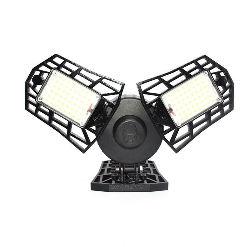 6500K 60W E26 E27 Opvouwbare Vervormbare Garage Noodverlichting Workshop Plafond Ventilator Lamp 144LED