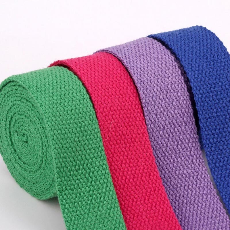 8Meter Meetee 20mm Leinwand Baumwolle Gurtband für Rucksack Band Band DIY Band Voreingenommenheit Bindung Kleidung NäHenne Zubehör