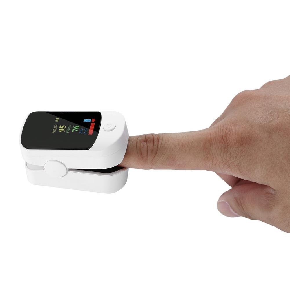 Draagbare Vinger Pulsoximeter Blood Zuurstofverzadiging Meter Vingertop Pulsoximeter SPO2 Monitor Oximetro Dedo Oximeter