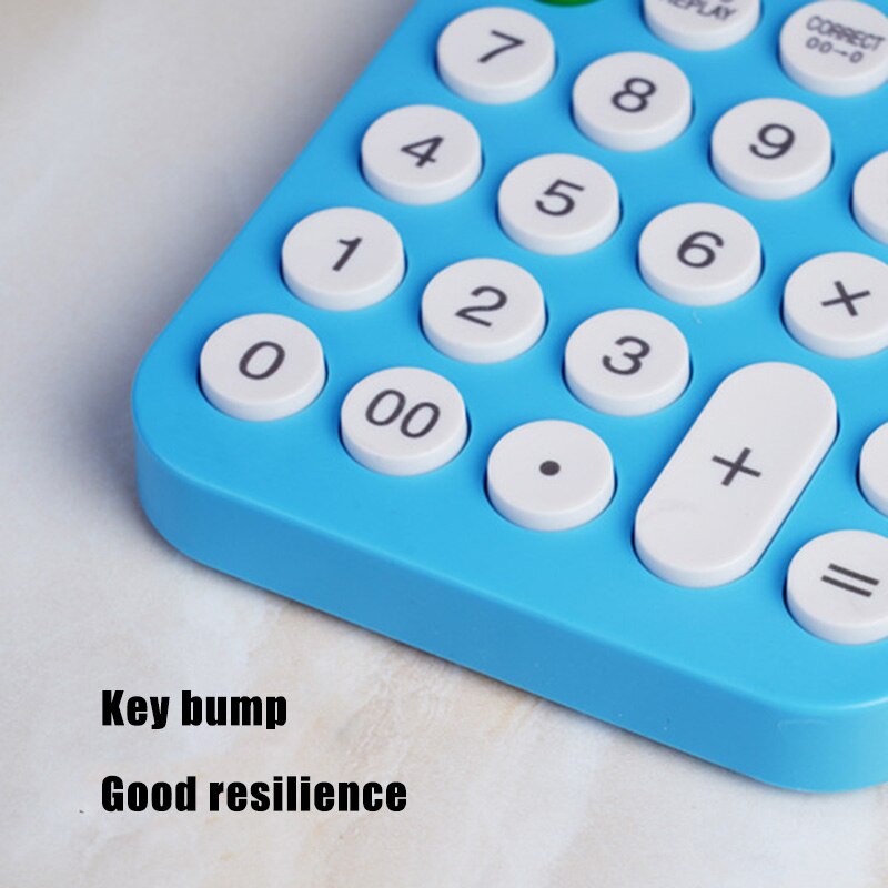 Office Large Screen Solar Calculator 12 Digits Solar Mini Calculator Handheld Office Supplies KQS8