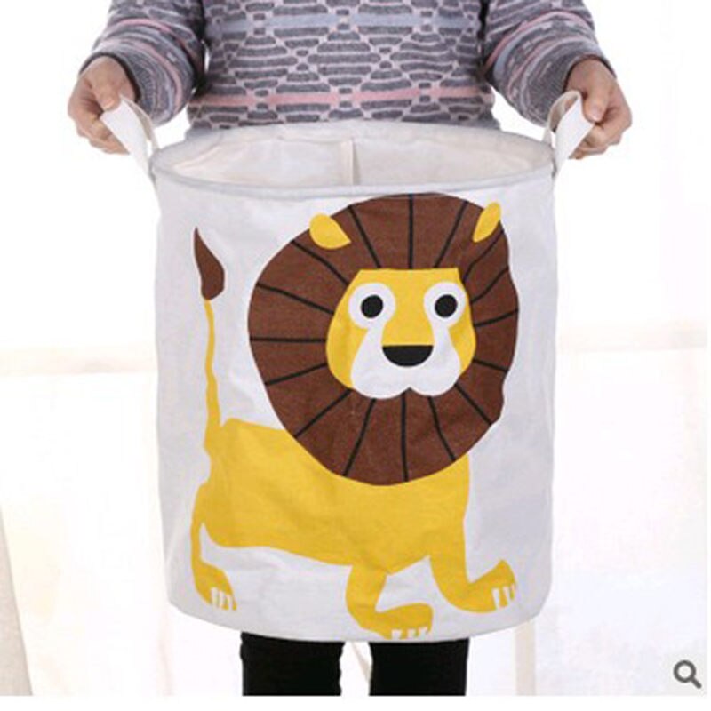 Panier à linge pliable en forme d'animaux, grand panier à linge pliable de dessin animé pique-nique pour enfants, rangement de jouets, lavage de vêtements sales, panier d'articles divers pour la maison: Laundry Basket C
