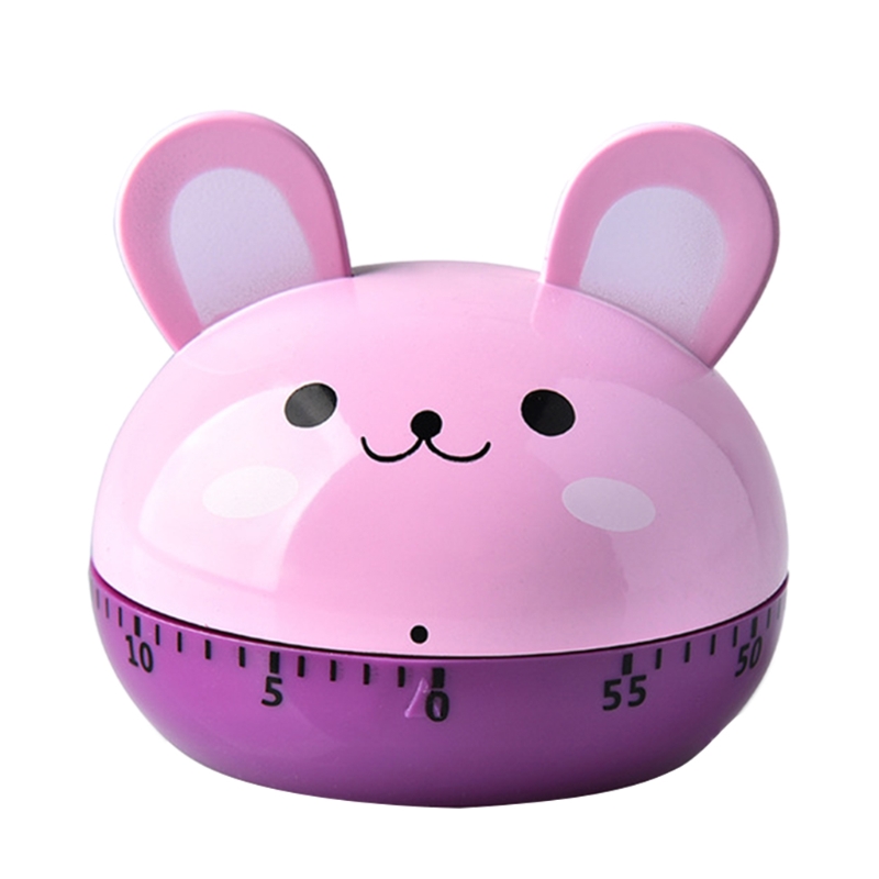 Minuteur mécanique de cuisine 60 Minutes, machine de cuisson ABS, horloge, alarme forte, compteurs, minuterie manuelle, directe: BUNNY